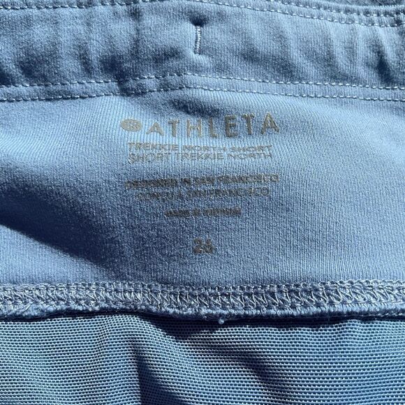 Athleta Blue Trekkie North Shorts - Picture 4 of 6